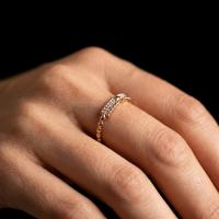 0,15 Karat Minimal Rose Yarımtur YZ17823