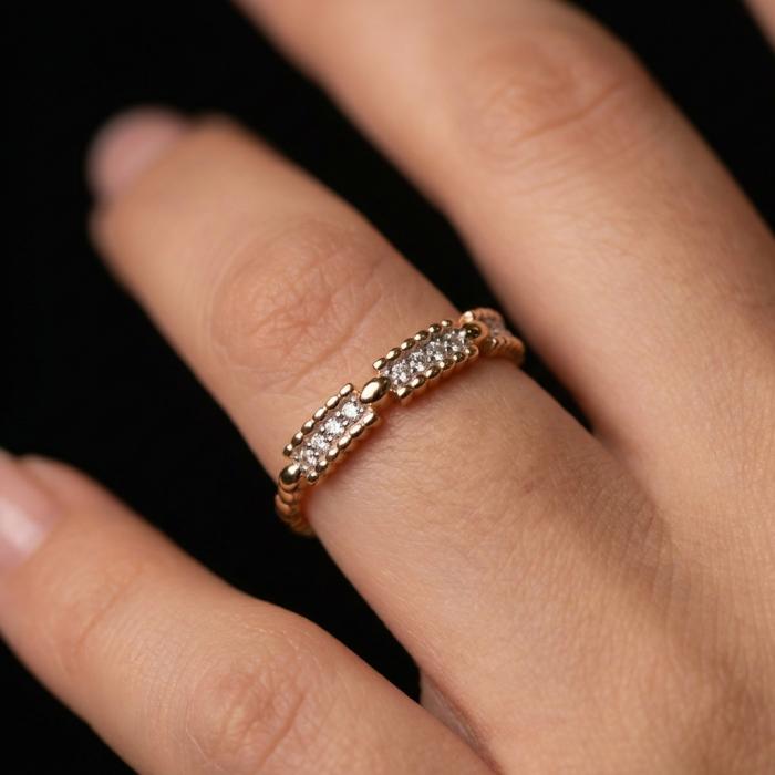 0,15 Karat Minimal Rose Yarımtur YZ17823