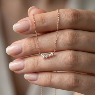 0,16 Karat Minimal Rose Kolye KL02064