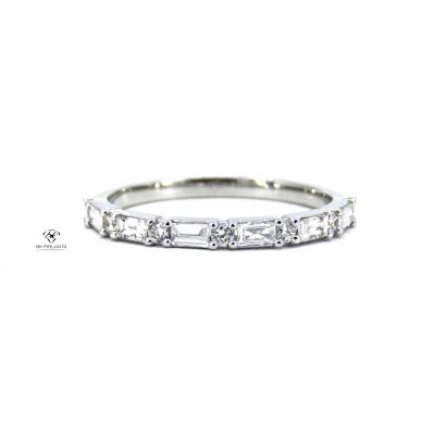 0,18 Karat Minimal Yarımtur Pırlanta Yüzük TMT1960