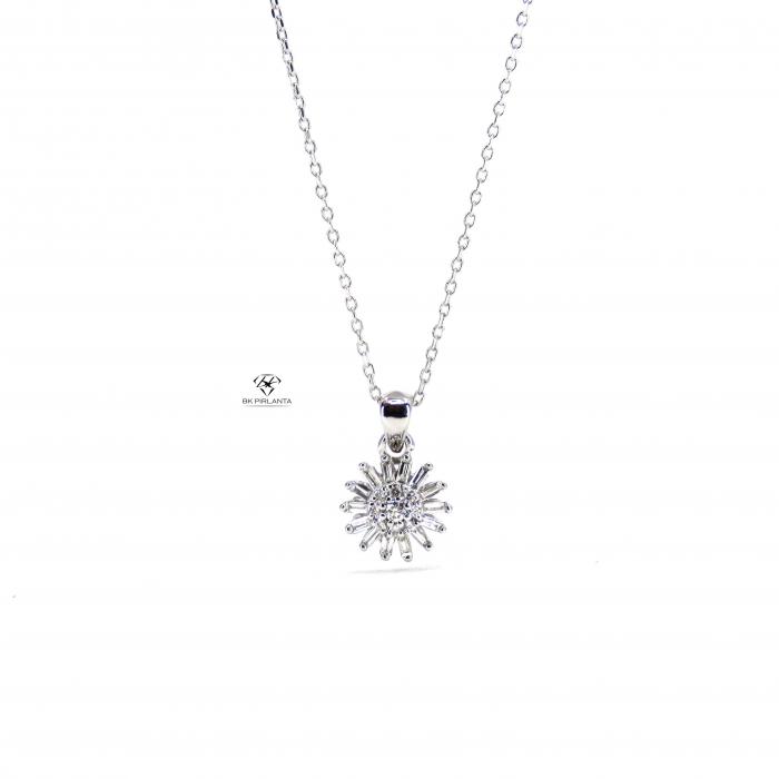 0,19 Karat Sun Pırlanta Kolye KL01741