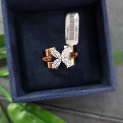 0,23 Karat 4 Yapraklı Yonca İkili Yüzük YZ21907