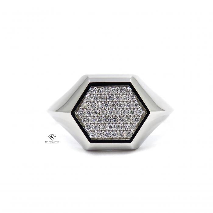 0,30 Karat Erkek Pırlanta Yüzük SP01092
