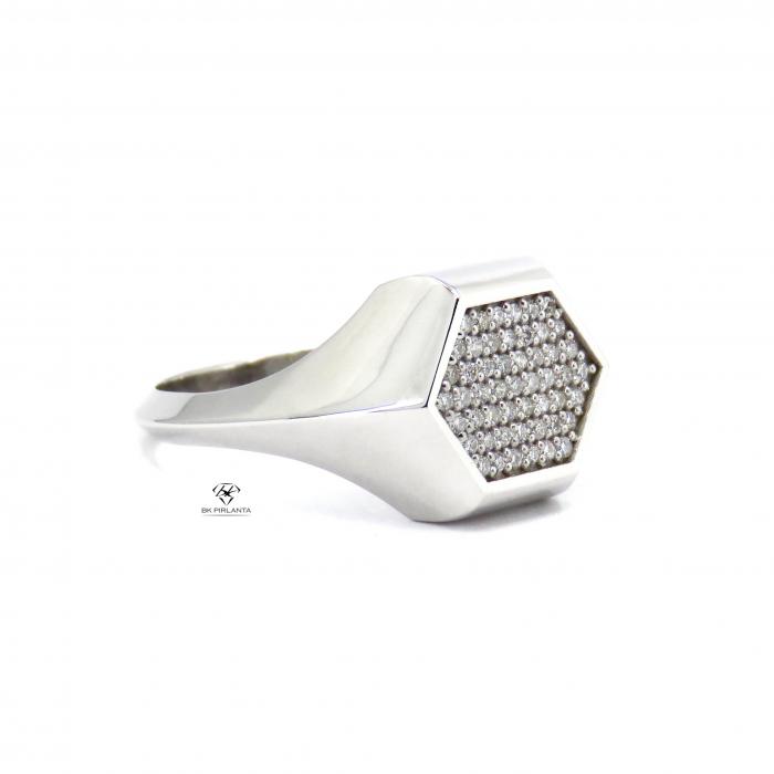0,30 Karat Erkek Pırlanta Yüzük SP01092
