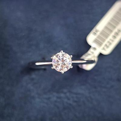 0.30 Karat Hrd Sertifikalı 6tırnak Tiff. Tektaş Pırlanta Yüzük