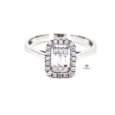 0,31 Karat Baget Pırlanta Yüzük YZ13185