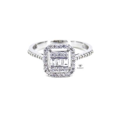 0,32 Karat Baget Pırlanta Yüzük YZ13200