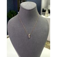 0,34 Karat Minimal Rose Pırlanta Kolye KL02057