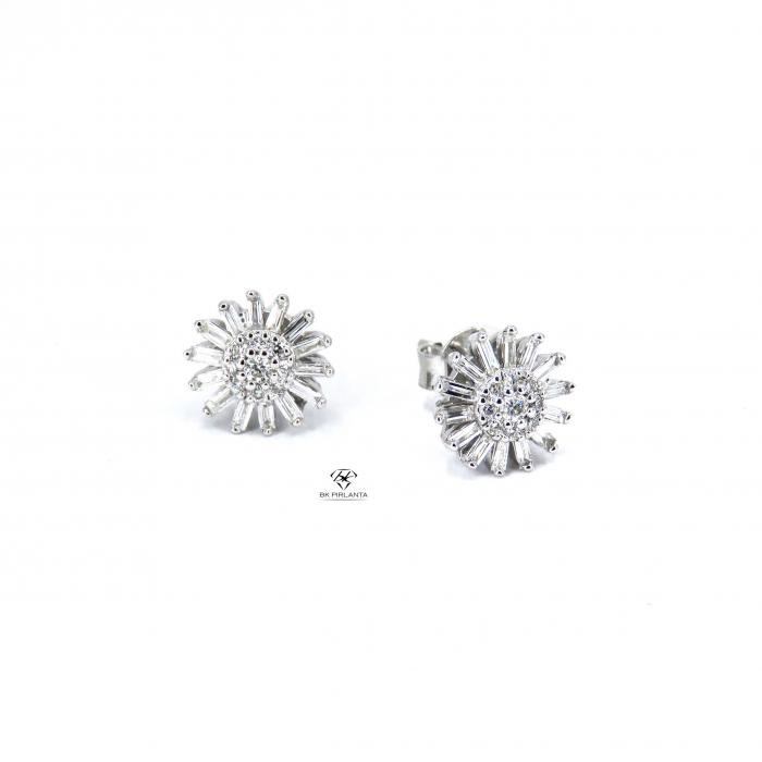0,34 Karat Sun Pırlanta Küpe KL01740