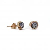 0,36 Karat Vintage Pırlanta Küpe KP01553