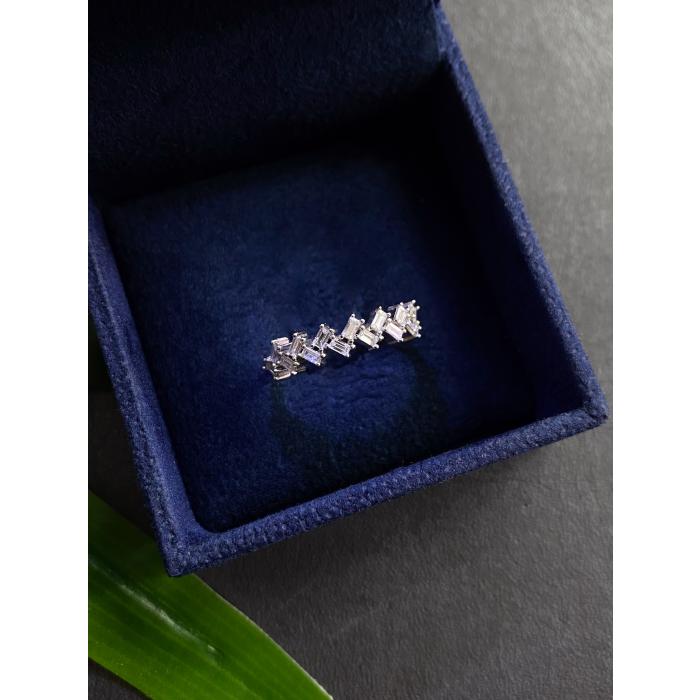 0,41 Karat Baget  Yarımtur Pırlanta Yüzük TMT2176