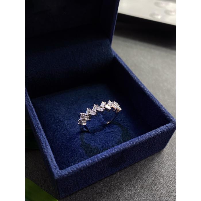 0,41 Karat Baget  Yarımtur Pırlanta Yüzük TMT2176