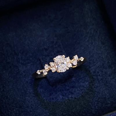 0,43 Karat Gia Sertifikalı Oval Enrico Tektaş Pırlanta Yüzük