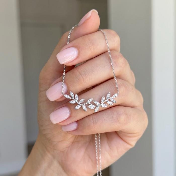 0,44 Karat Yaprak Kolye KL01692