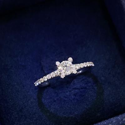 0,45 Karat Hrd Sertifikalı Cornerstone Pırlanta Tektaş Yüzük 