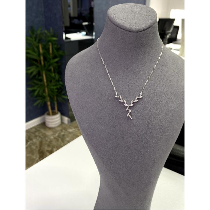 0,48 Karat Yaprak Mini Kolye KL02132