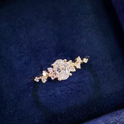 0,50 Karat Gia Sertifikalı Oval Enrico Tektaş Pırlanta Yüzük