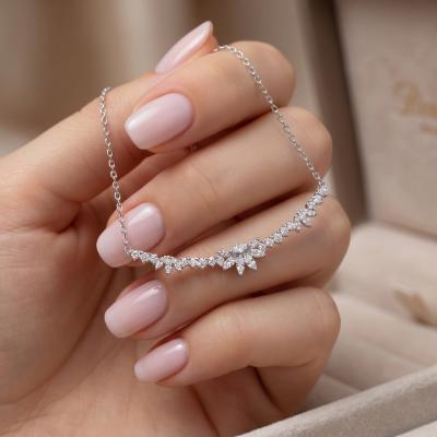0,50 Karat Tasarım Pırlanta Kolye KL02644