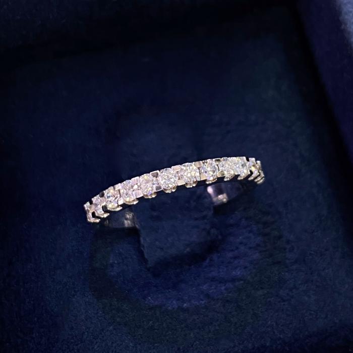 0,55 Karat U Pırlanta Yarımtur Yüzük TMT2077