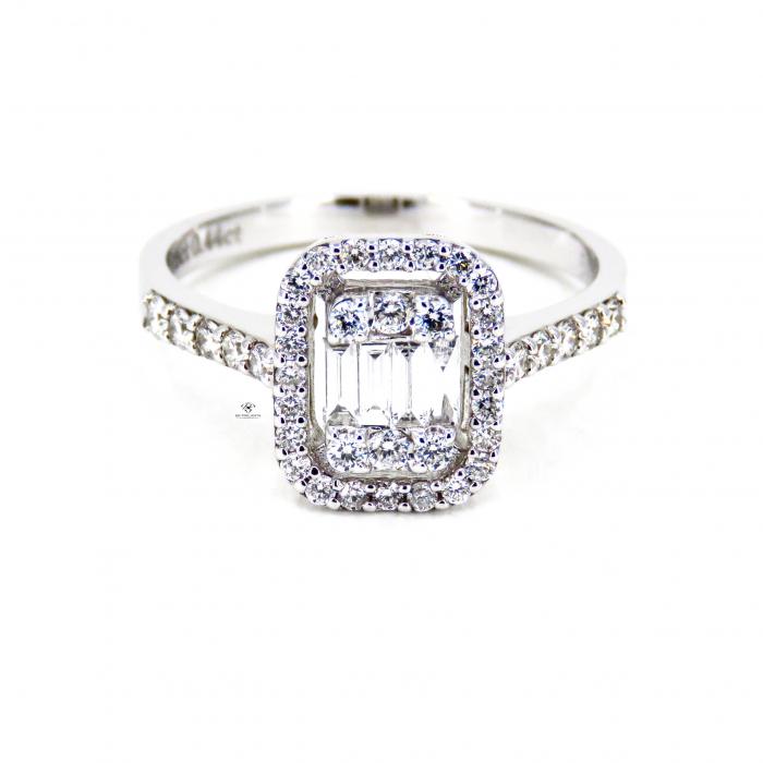 0,59 Karat Baget Pırlanta Yüzük YZ13294