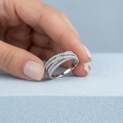 0,63 Karat Tasarım Pırlanta Yüzük YZ23065