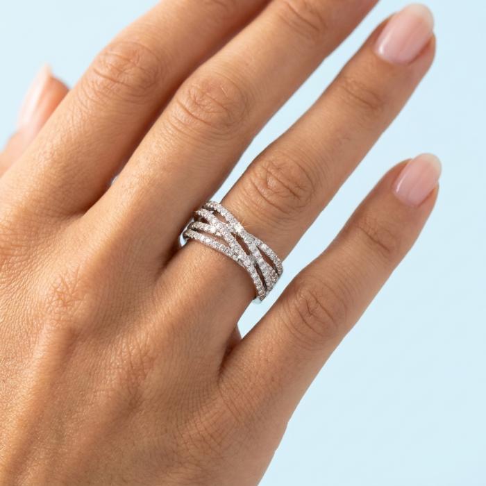 0,63 Karat Tasarım Pırlanta Yüzük YZ23065