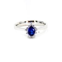 0,68 Karat Damla Kyanite Pırlanta Yüzük BK09060 
