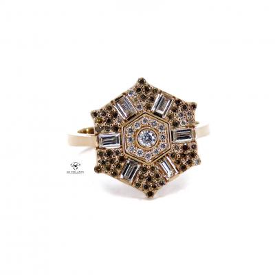 0,73 Karat Pusula Pırlanta Yüzük YZ19019