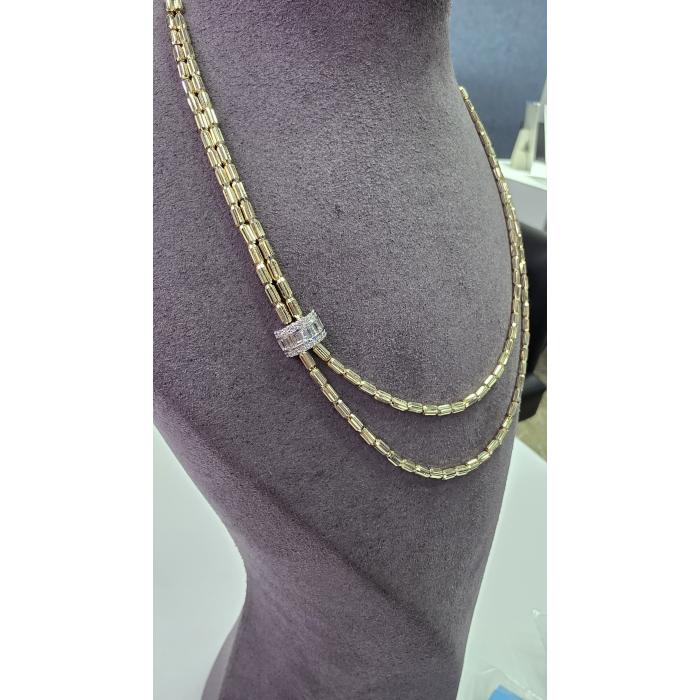 0,83 Karat Baget Tween Pırlanta Kolye KL02369