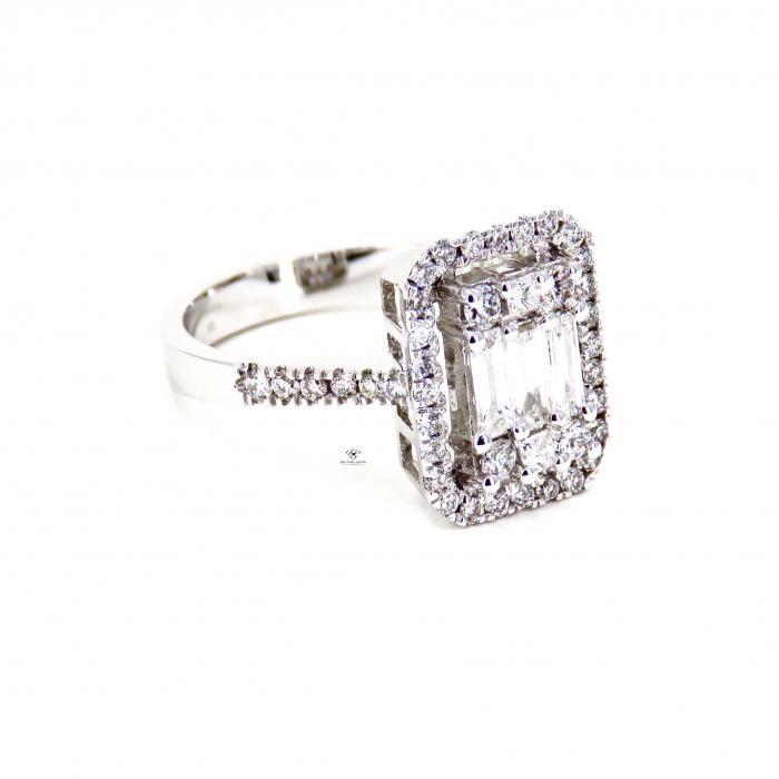 0,92 Karat Baget Pırlanta Yüzük YZ11220