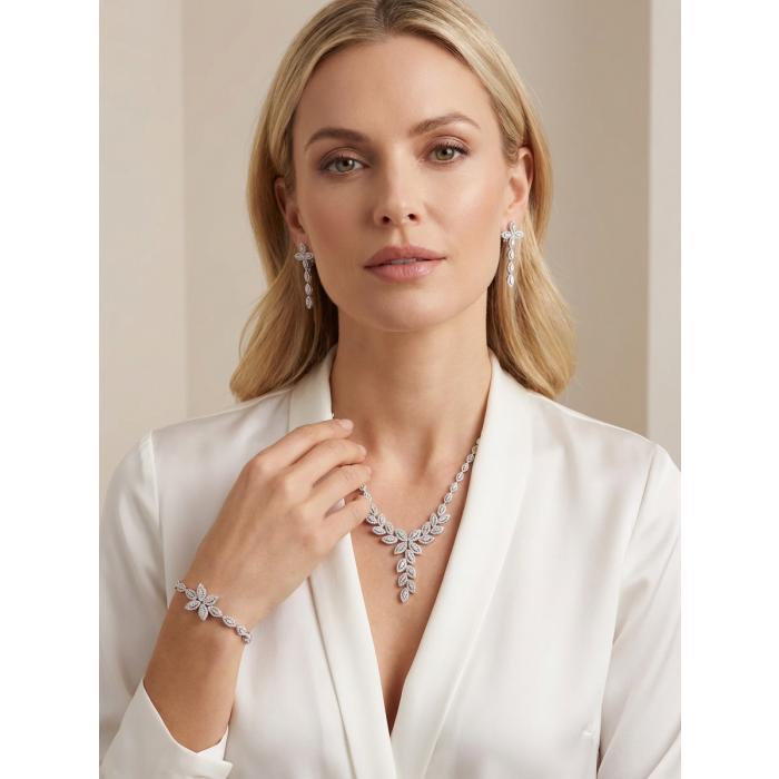 0,94 Karat Pırlanta Küpe TKP1519