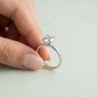 1,00 Karat IGI Sertifikalı 4 Tırnak Tektaş Lab Diamond