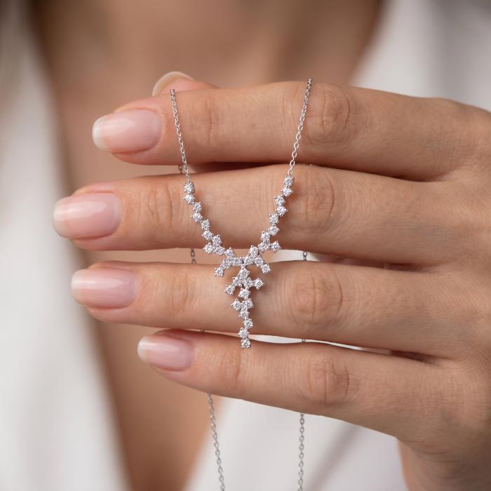 1,00 Karat Pırlanta Kolye KL02567