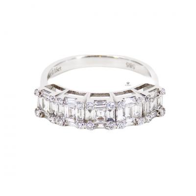 1,01 Karat Baget Pırlanta Beştaş Yüzük YZ13371