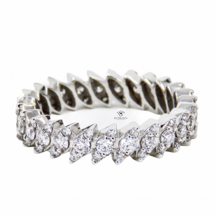 1,10 Karat 13,5 Ölçü Tamtur Pırlanta Yüzük TMT1344