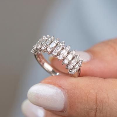 1,26 Karat Baget Pırlantalı Pırlanta Yüzük TMT22536