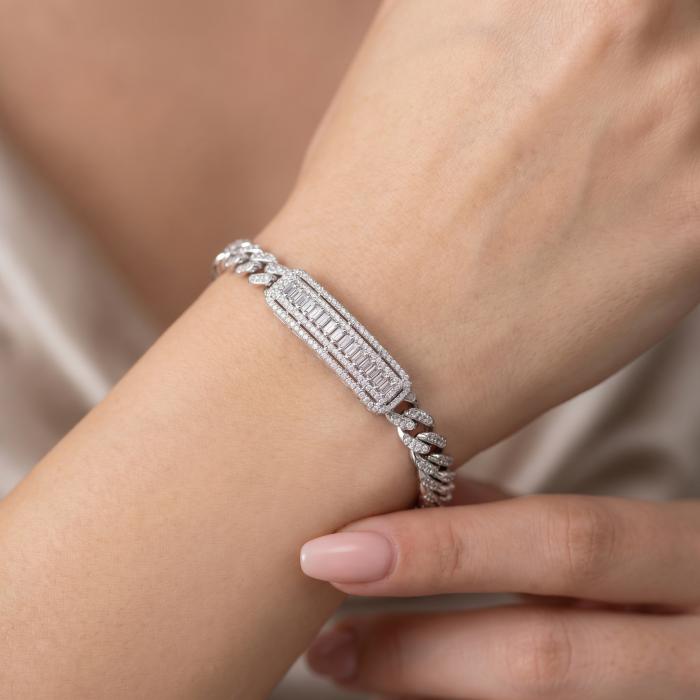 1,48 Karat Pırlanta Baget Bileklik BL02482