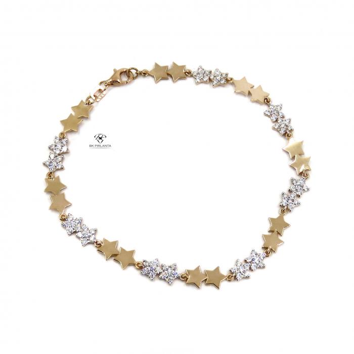 1,48 Karat Yıldız Pırlanta Bileklik BL01812