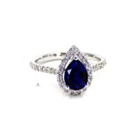 1,69 Karat Safir Damla Pırlanta Yüzük BK09042
