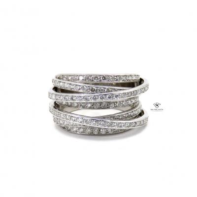 1,76 Karat Pırlanta Yarımtur Yüzük TMT2074