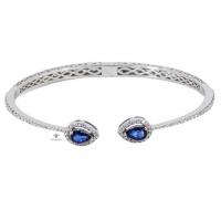 1,82 Karat Damla Safir Pırlanta Bilezik BL01074