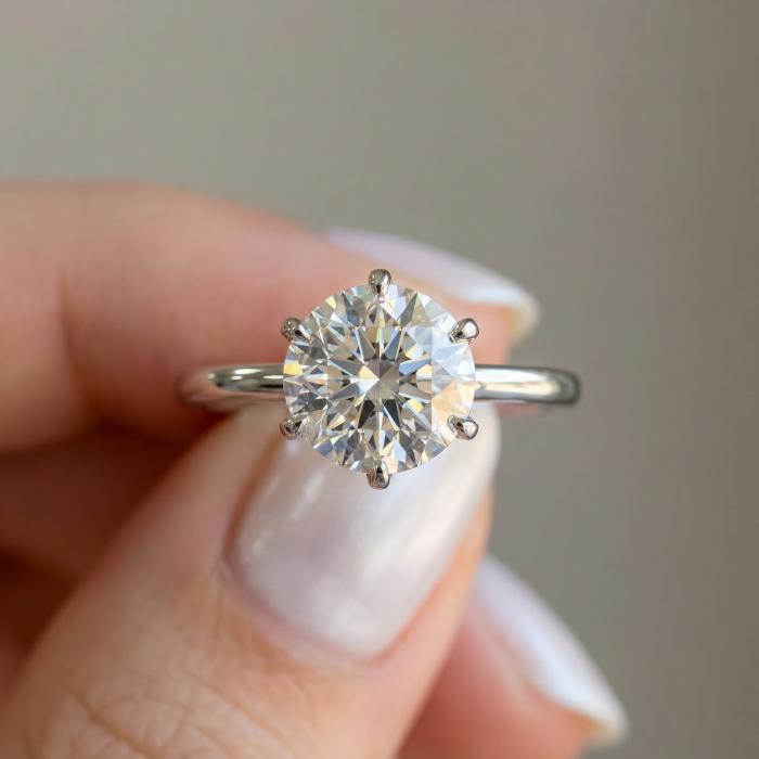 2,00 Karat IGI Sertifikalı 6 Tırnak Lab Diamond