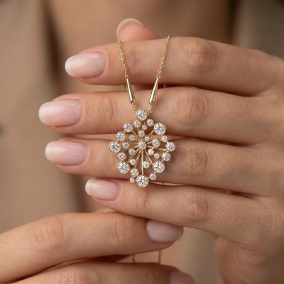2,15 Karat Tasarım Pırlanta Kolye KL02095