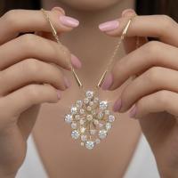 2,15 Karat Tasarım Pırlanta Kolye KL02095