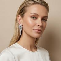 2,27 Karat Mega Pırlanta Küpe TKP1434