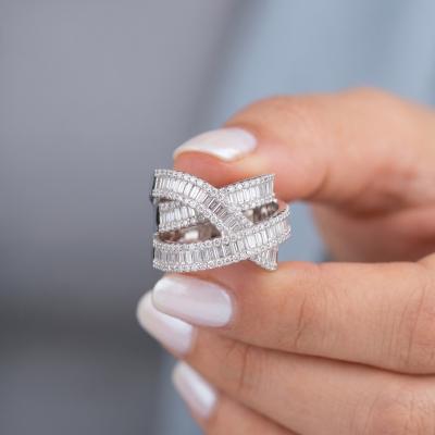 2,45 Karat Baget Pırlantalı Tasarım Yüzük TMT2851