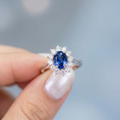 2,60 Karat Safir Pırlanta Yüzük YZ21597