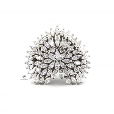 3,37 Karat Markiz Pırlantalı Kalp Yüzük YZ19059