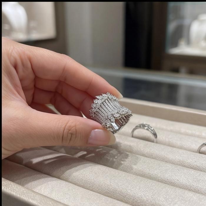 3,65 Karat Mega Tasarım Pırlanta Yüzük YZ22380